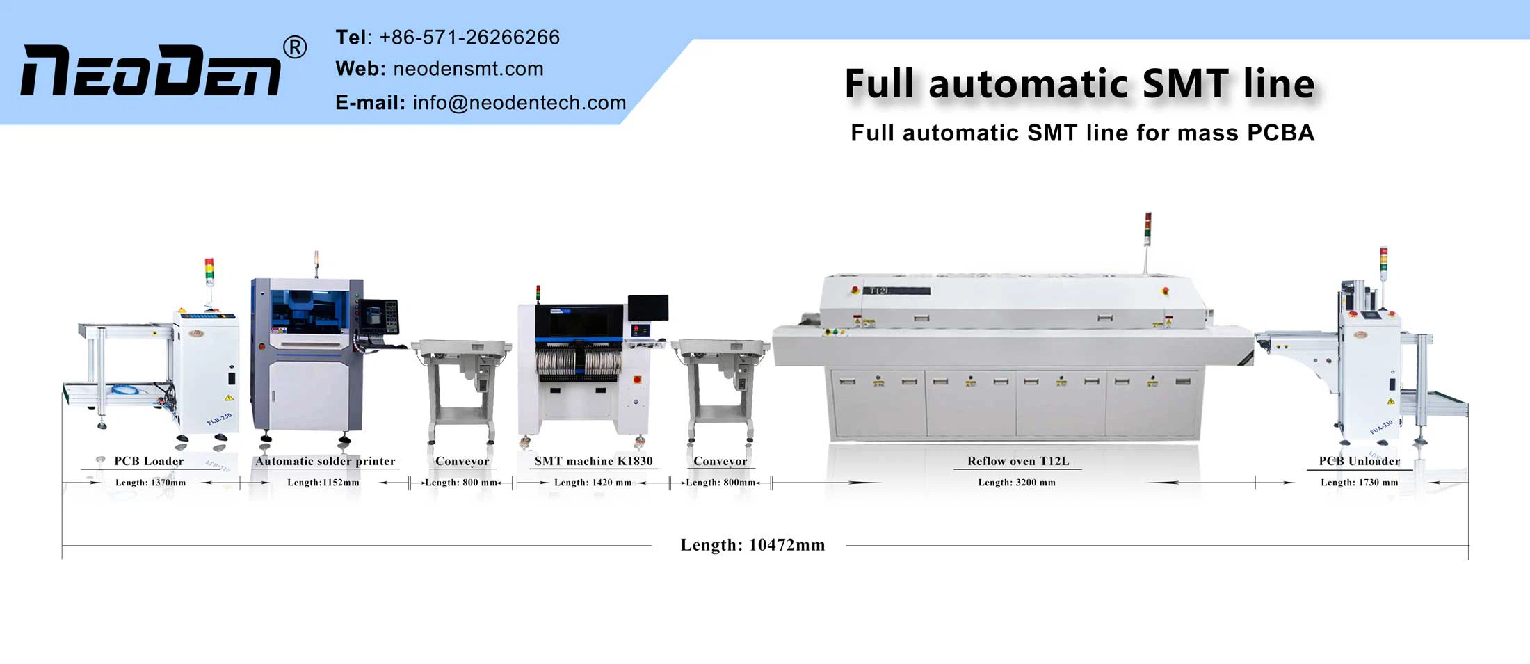 Full automatic SMT line